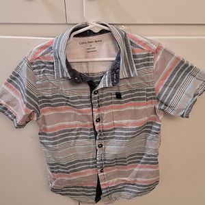 Calvin Klein button-down short sleeved shirt 4t